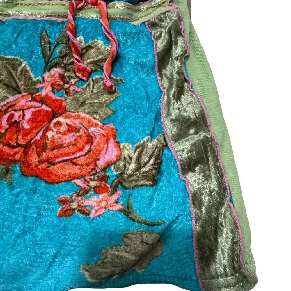 Girl's Y2K Mary-Kate & Ashley Boho Floral Sequin Tank Size Medium 7/8 2000s